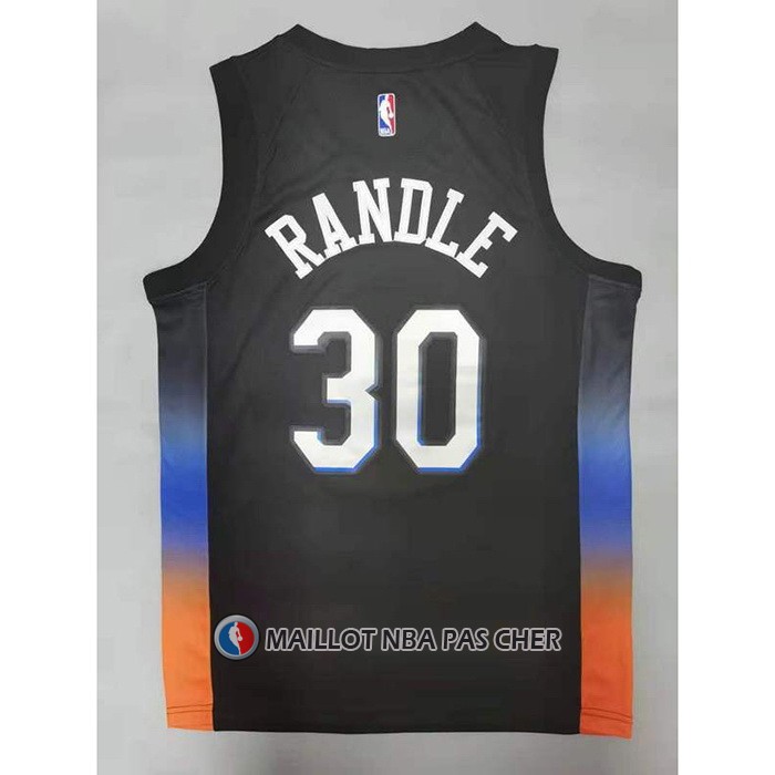 Maillot New York Knicks Julius Randl Ville 2020-21 Noir